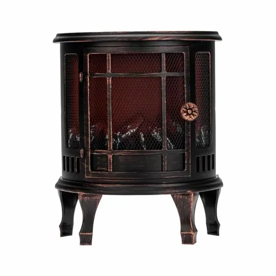 LED Fireplace Charcoal Lantern Simulated Flame Stove Lamp Light for Home Decoration