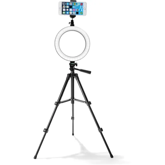 Photo/Studio/Phone/Video Professional LED Ringlight with Filter Mirror Tripod Stand LED Lamp Ring Light for Photography Light