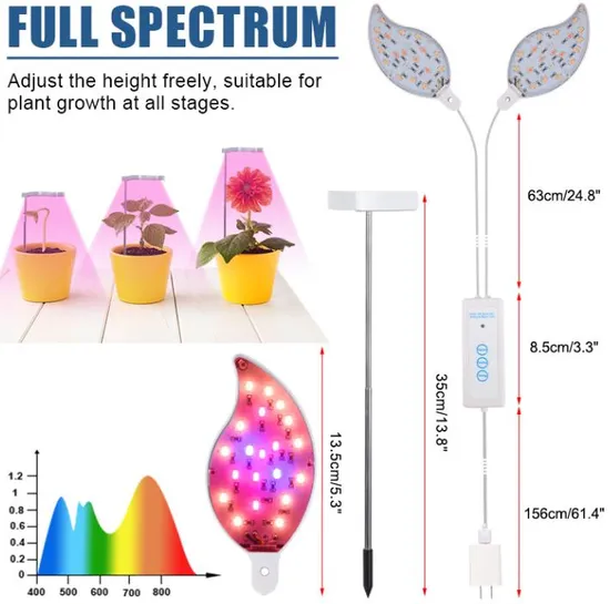 Desk Vegetable Flower Hydroponic Smart Garden Cultivation Lamp LED Grow Lights