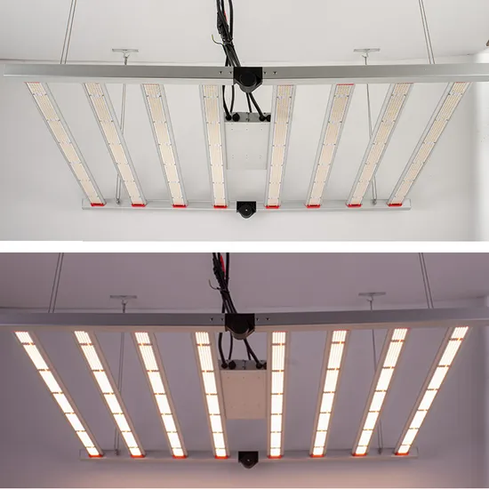 8 Strips 800W 2.8umol/J Full Spectrum High Ppfd Samsung Chips LED Grow Light