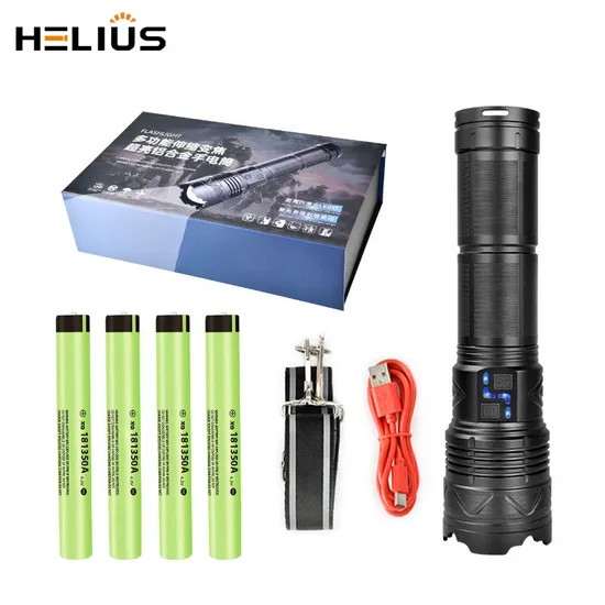 Gt50 30W 1500m Long Range Powerful USB Input and Output Rechargeable LED Flashlight