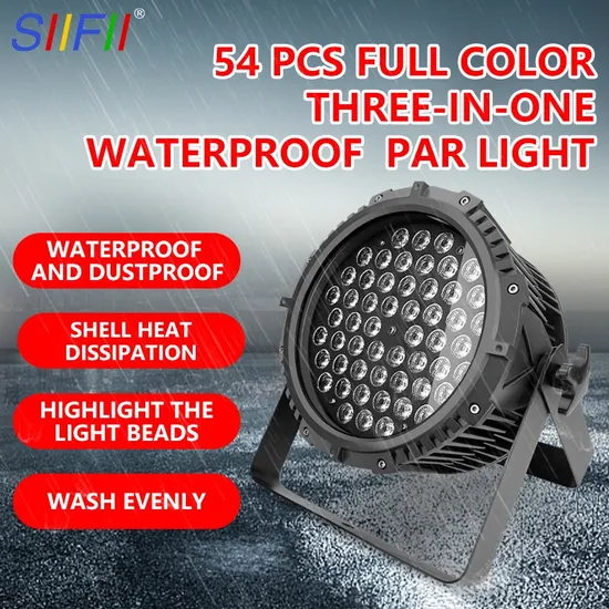 54*3W RGBW Party Wedding Disco Performance Event Dance Stage LED Light