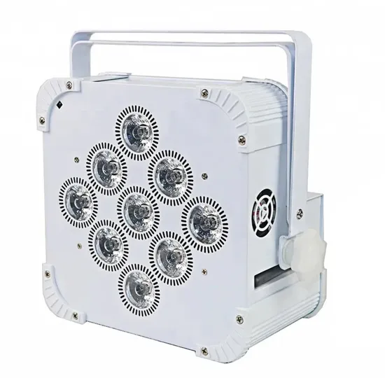 Smart DJ 9*18W Uplights Battery Wireless RGBWA+UV Wedding Party DJ Lights Stage Wireless Uplights