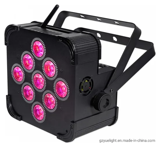Yuelight Professional Light 9PCS*6W Plastic LED PAR Light