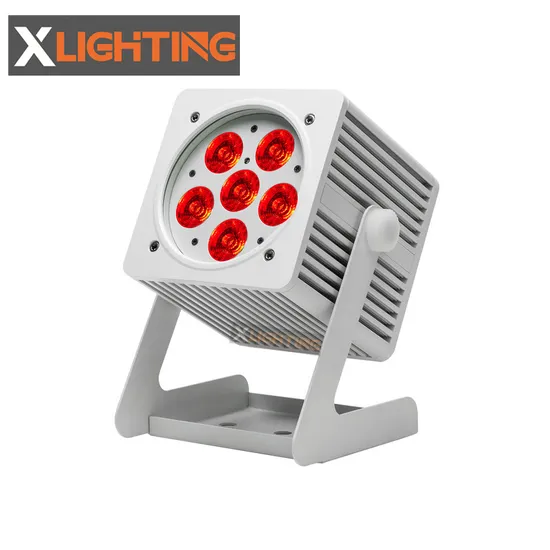 Waterproof IP65 6X18W RGBWA UV 6in1 LED PAR Light Battery&Wireless