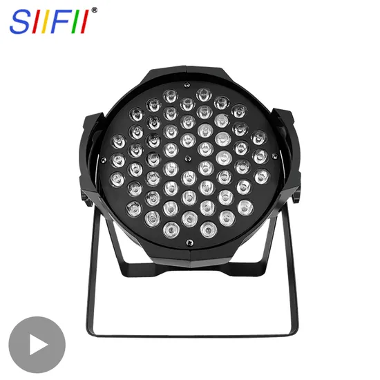 China Stage Light High Power LED 54PCS Stage Parled 54X3 LED PAR RGBW Light for Indoor Event