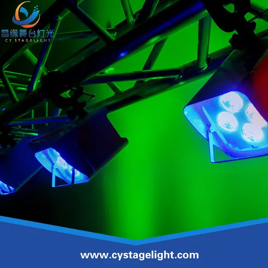 4PCS 6PCS LEDs 4in1 5in1 6in1 Rgbwauv DJ Wedding Disco LED Uplighting Lighting