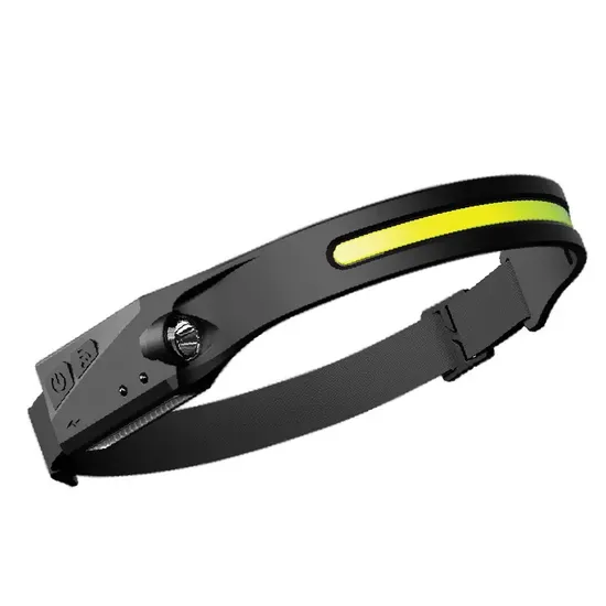 Adjustable LED Head Lamp 3W COB Rechargeable Running Headlamp for Camping