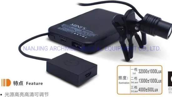 Medcial Equipment Clip Type High Definition Surgical Headlight 3W
