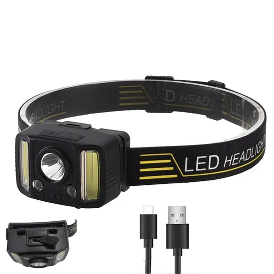 Rechargeable Wave Sensor Headlamp Headlight