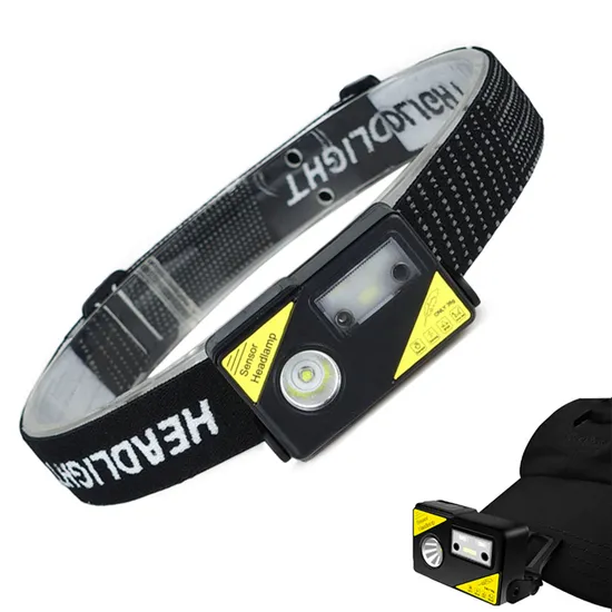 New Design 2in1 250lumen 5 Modes Waterproof Hat Light Induction USB Rechargeable Lightweight Sensor Xpg LED Headlamp