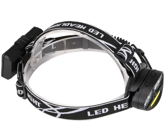 Wholesale Sensor Switch Camping Head Torch T6 LED Micro USB Headlight Flashlight 18650 Lamp Torch COB LED Headlamp