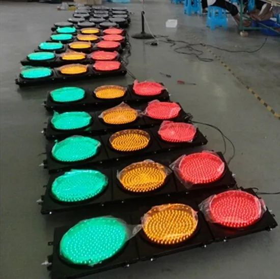Flash Warning Power Supply Easy Install Pedestrian Crossing LED Traffic Signal Light