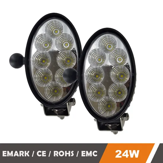 5.6 Inch 24W Agriculture Vehicles Flood Spot Tractor LED Light Kits Work Light Tractors Agriculture Headlights LED Lights Tractor Supply