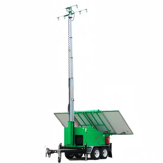 Sustainable Solar Light Tower for Eco-Friendly Outdoor Lighting