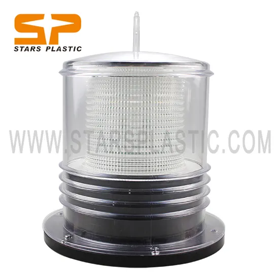 LED Solar Marine Navigation Light Used at Dock