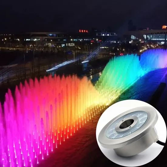 Epistar LED Source IP68 6W-27W Pool Jet Underwater Fountain Nozzle Light