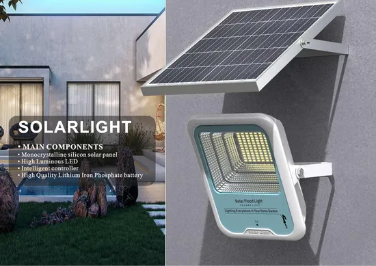Factory Solar Flood Light with Smart Remote Control Long-Lasting Solar Light 30W 60W 100W 200W 300W 420W