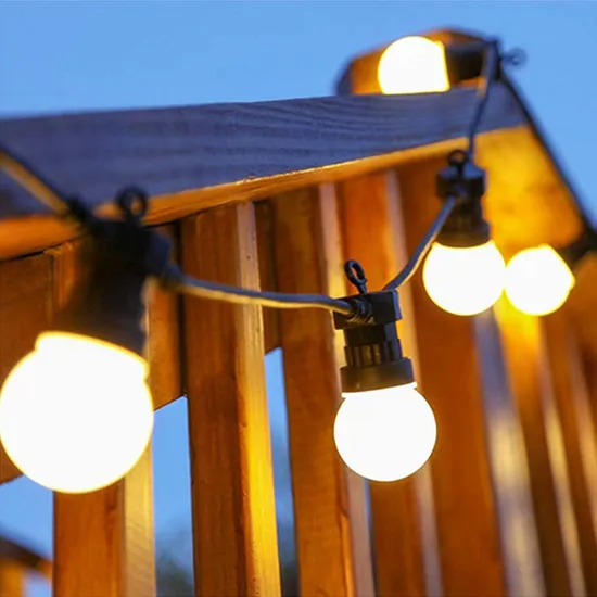 Weatherproof Connectable Hanging G50 Outdoor LED Bulbs String Lights