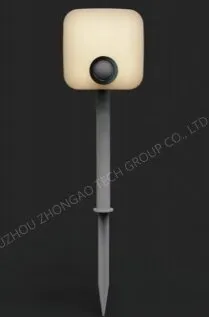 Waterproof Square Battery Operated Linkable Sensor Light with Earth-Pin for Garden Lighting