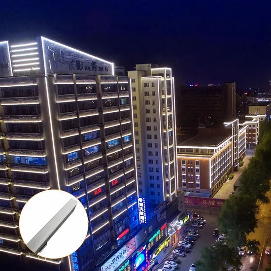 Color Changing Building Facade Lighting