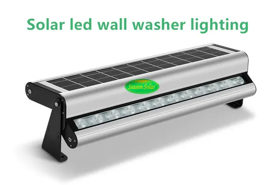High Power IP65 LED Lighting Fixture Outdoor LED Solar Wall Washer Lighting for Ad. Board Lighting