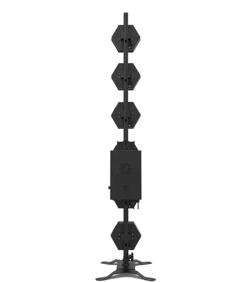 LED Six-Line Hexa Pixel Modern Decorative Light Retro Background Light
