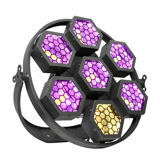 Mini Vintage Effect DJ Lighting 7X50W Retro LED Stage Light for Party