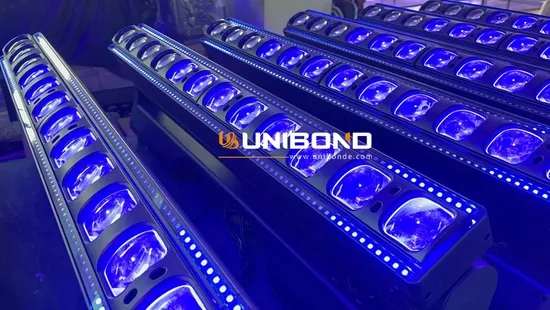 12*40W RGBW 4in1 LED Rattlesnake Beam Dyed Stroboscopic Strip Lighting