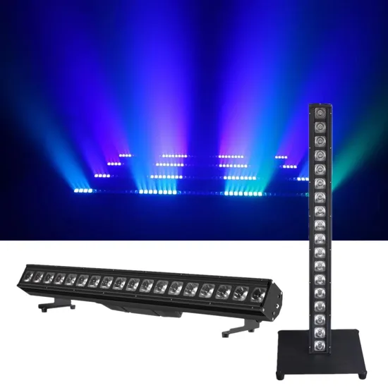 IP65 Rated LED Pixel Bar Light Stage Light 18*30W High-Power Waterproof Outdoor Stage Wall Washer LED Bar Waterproof Outdoor Stage Wall Washer Stage Lighting