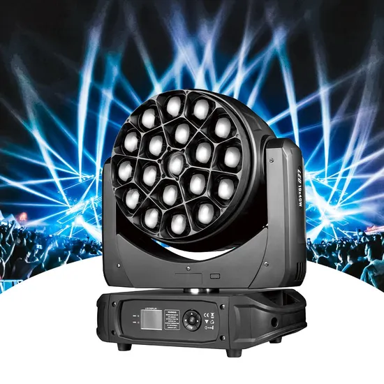19*40W RGBW 4in1 Moving Head Stage Light LED Bee Eye Moving Head Wash with DMX512 Club Light