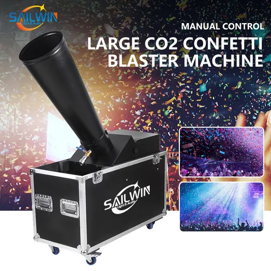 3000W Stage Special Effects Large DMX512 Confetti Blaster Machine Stage Cannon Paper Blower