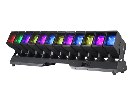 New 12 * 60W RGBW 4in1 Zoom LED Water Wave Wall Washer Moving Head Light Beams Stage Light for Stage Events