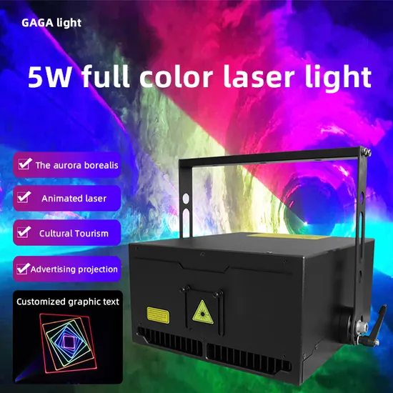 Stage Laser Full Color RGB 10W Performance Equipment Concert Light Disco Laser Light Laser Projector