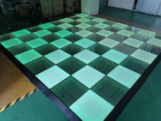 Wholesale Mirror 3D Infinity+Rainbow Matte LED Dance Floor Tile Panel DJ Disco Nightclub DMX 3D Tunnel RGB LED Light Dance Floor
