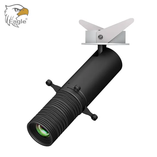 LED 10W Zoomable Shapeable Profile Frame Projector Embedded Surface Mounted Museum Spotlight