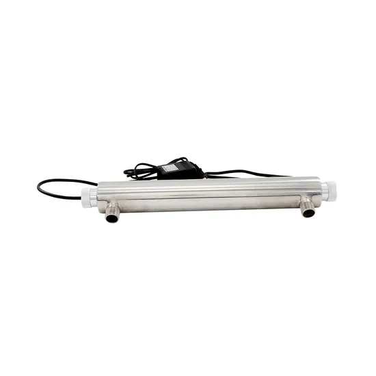 UV Water Sterilizer Body, Stainless Steel AISI 304 or 316
