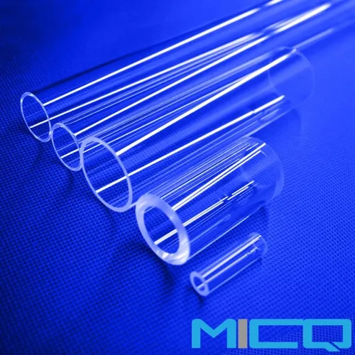 UV Stop Quartz Glass Tube