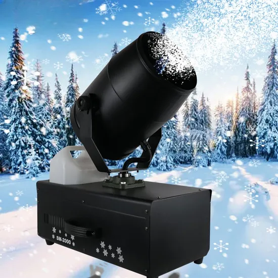Jet Effect Cannon 2000W Moving Head Indoor Snow Making Machine for Wedding