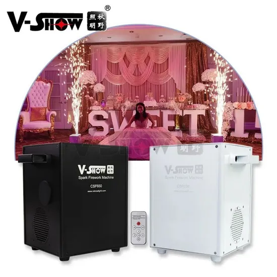 V-Show 650watt Wedding Machine Cold Fireworks Machine for DJ Home Party