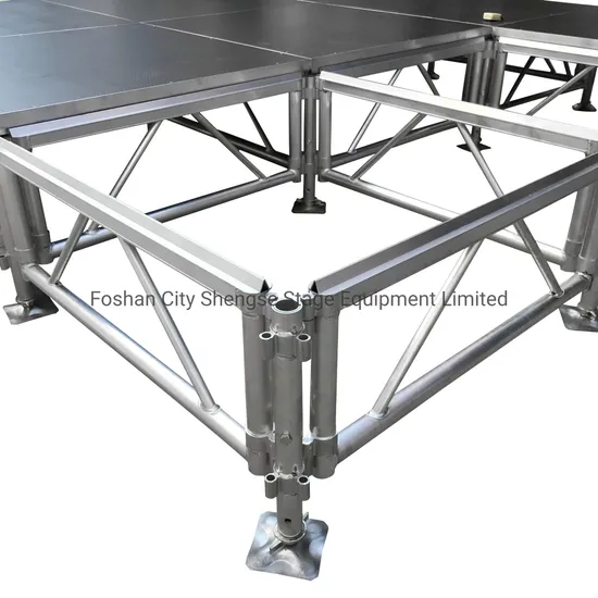 1.22X1.22m Acrylic Durable Antiskid Portable Wooden Platform Event Wedding Stage for Sale