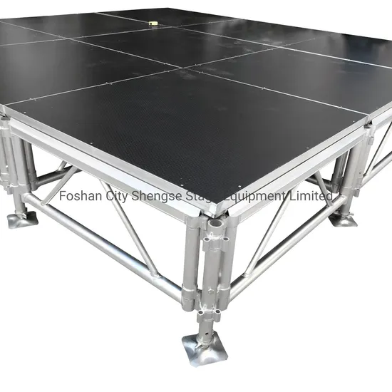 Outdoor Performance Aluminum Adjustable Height Portable Stage
