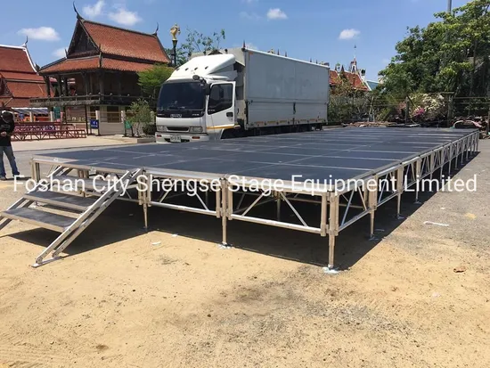 Aluminum Stage Mobile Concert Stage Portable Stage Platform Display