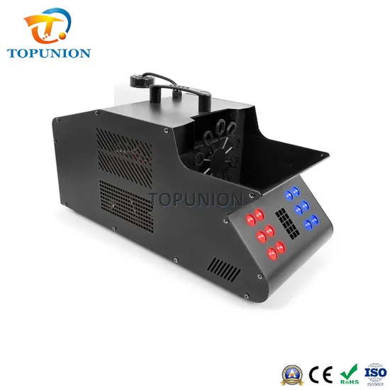 Wholesale 1500W Aluminum Case High Power Double Wheel Smoke Bubble Machine