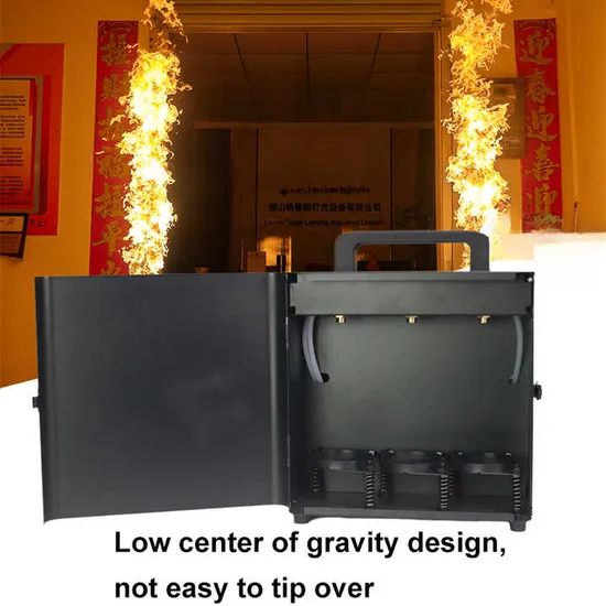 Big 3 Heads DMX512 Spray Fire Flame Machine for Concert Disco DJ