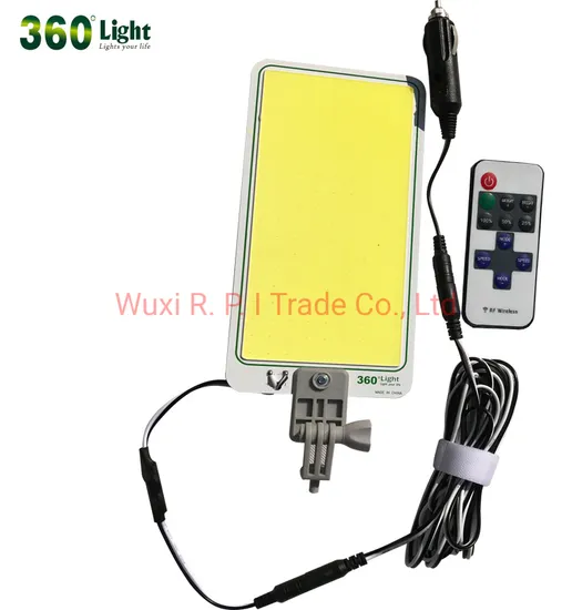 800W Car Outdoor Telescopic Fishing Rod Lamp IR Remote IP54 for Camping Travelling