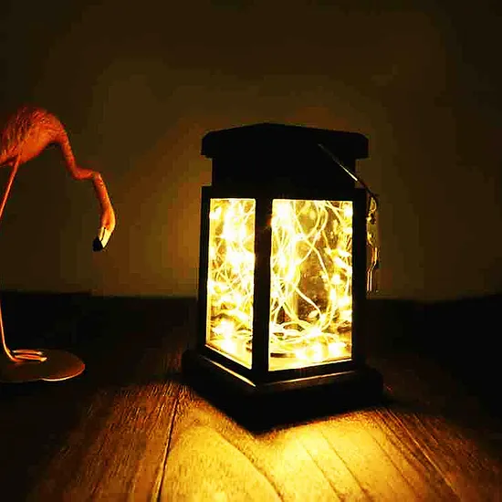 Outdoor Lanterns Solar Powered for Patio Decor, Yard Decor, Camping Decor