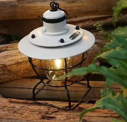 Vintage Convenient Rechargeable Camping Light, Adjustable