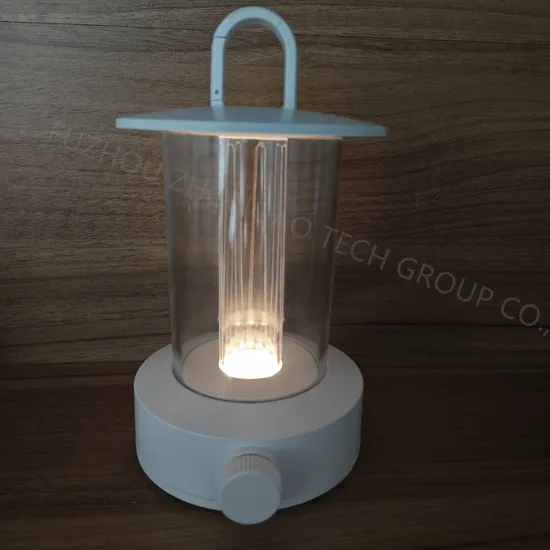 Round Rechargeable LED Camping Mood Lights with Power Bank Hunting Camping Lantern