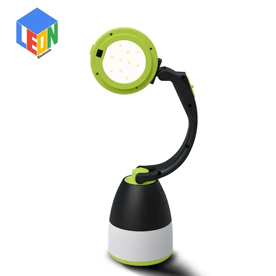USB Rechargeable Outdoor Camping Work Search and Home Table Reading LED Light with Emergency Bank Power